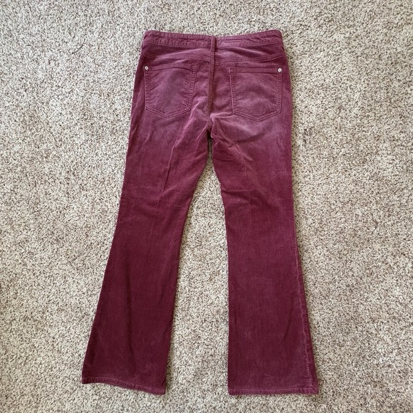 Pilcro Anthropologie Icon Corduroy Pants Women's Size 30 Burgundy Wine Stretch - Picture 11 of 16